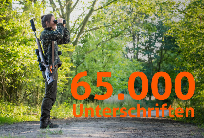 Bereits über 65.000 Menschen haben die BZL-Petition gegen Waffengesetzverschärfungen unterzeichnet.